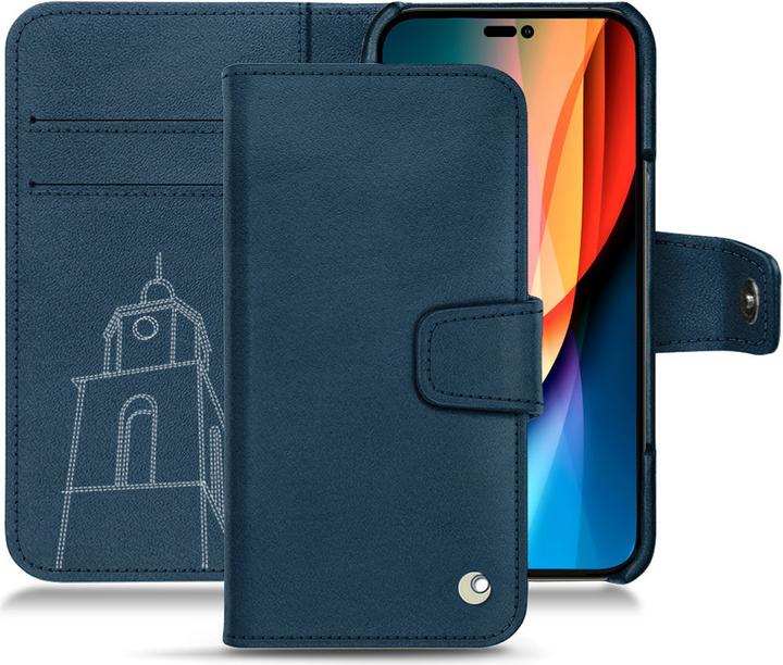 Actual product image Noreve Leather wallet with horizontal flap (Apple iPhone 14 Pro)