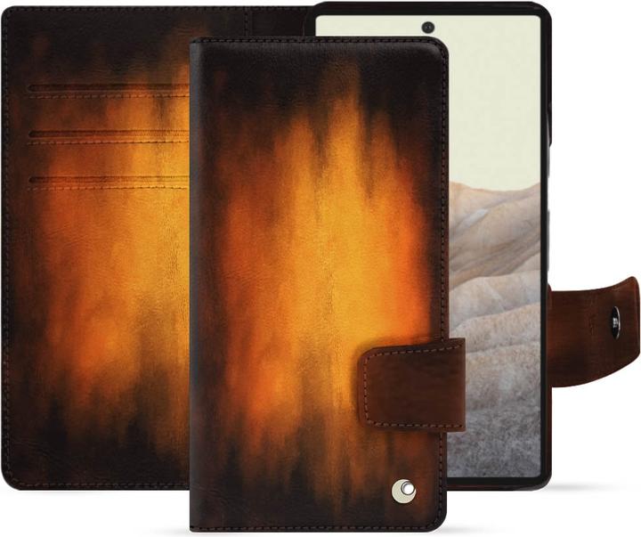 Actual product image Noreve Leather wallet with horizontal flap (Google Pixel 7 Pro)