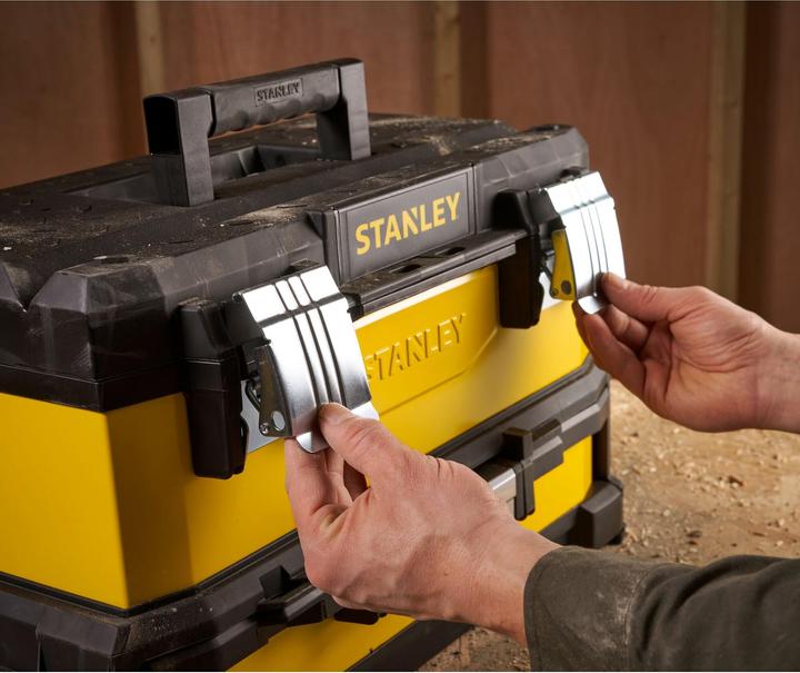 Produktbild Stanley Werkzeugbox MetallKunststoff mit integrierter Schublade (1 Teile)