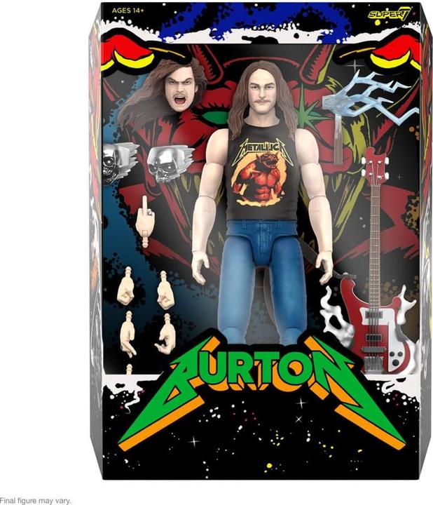 Produktbild Super7 Metallica Ultimates Actionfigur Wave 2 Cliff Burton 18 cm
