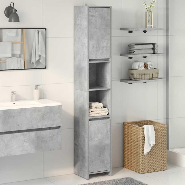 Image du produit VidaXL Armoire de salle de bains (30 x 30 x 183,5 cm)