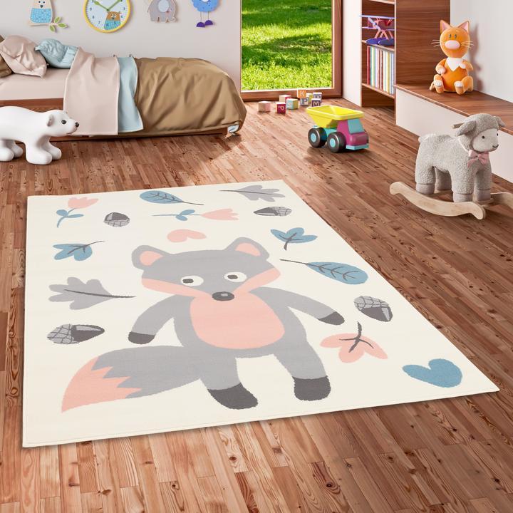 Produktbild Pergamon Kinderteppich Trendline Pastell Fuchs (185 x 270 cm)