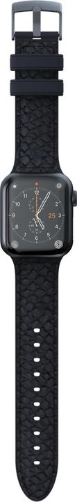 Image du produit Njord Bracelet en cuir de saumon Vindur Watch Strap for Apple Watch 44/45mm (45 mm, Cuir végétalien, Fermeture en acier inoxydable, Cuir de saumon)