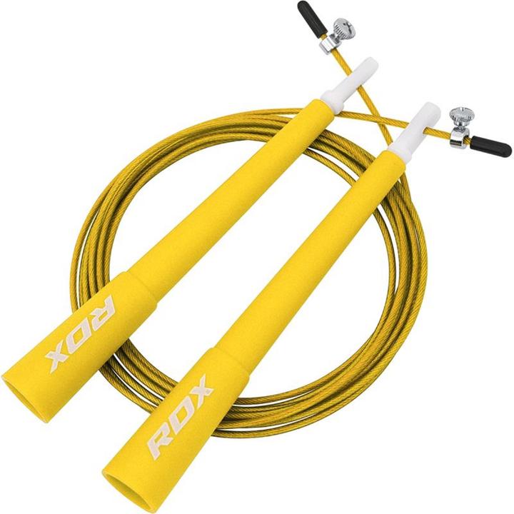 Actual product image Rdx Skipping Rope Iron C8 Yellow (304 cm)