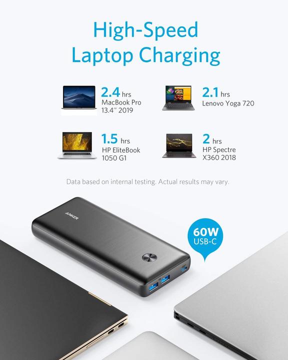 Produktbild Anker 737 (PowerCore 26K) (25600 mAh, 60 W, 94.72 Wh)