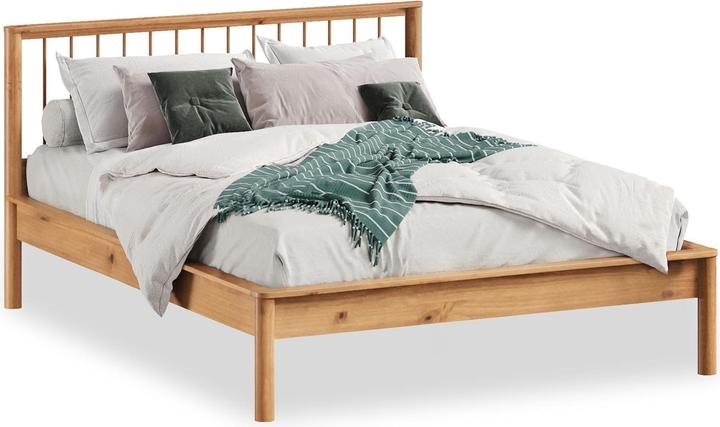 IDIMEX Massivholzbett APOANA 140x200 cm – Eichefarben (140 x 200 cm)