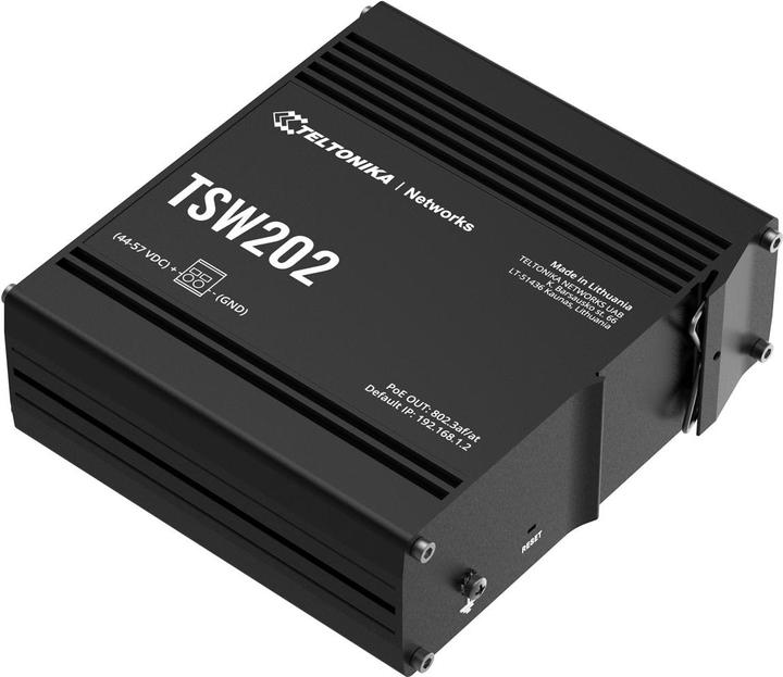 Teltonika TSW202 000000 - TSW202, MANAGED PoE+ SWITCH (10 Ports)