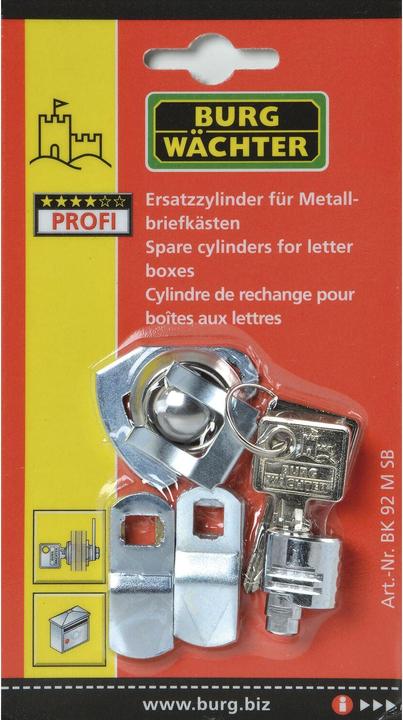 Actual product image Burg Wächter Mailbox cylinder BK 92