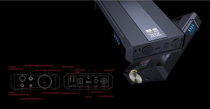 Produktbild FiiO Q7 (USB-DAC, Display, Gain-Schalter, Bluetooth)