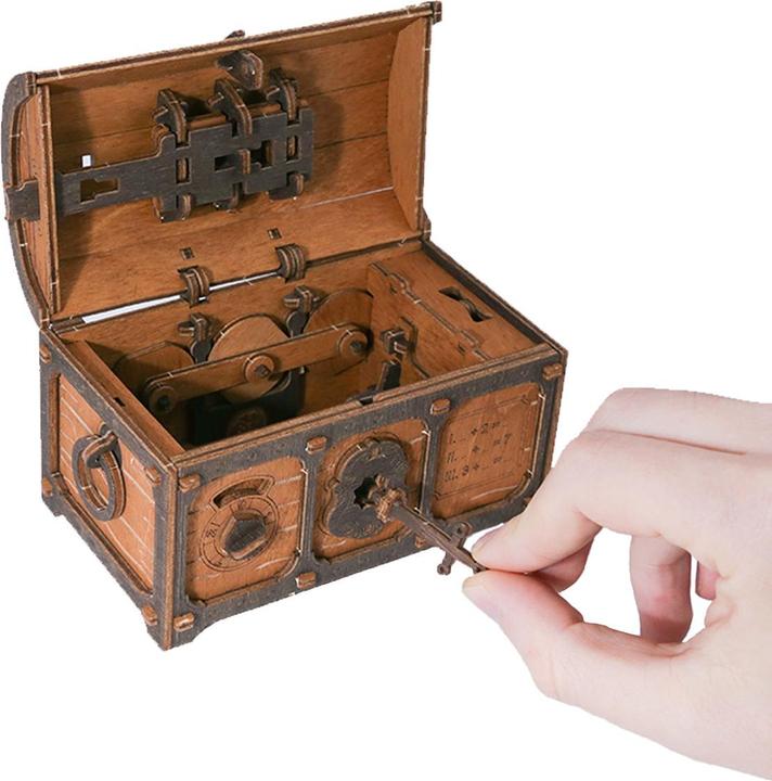 Produktbild WoodenCity Holzmodel 3D Treasure Chest (165 Teile)