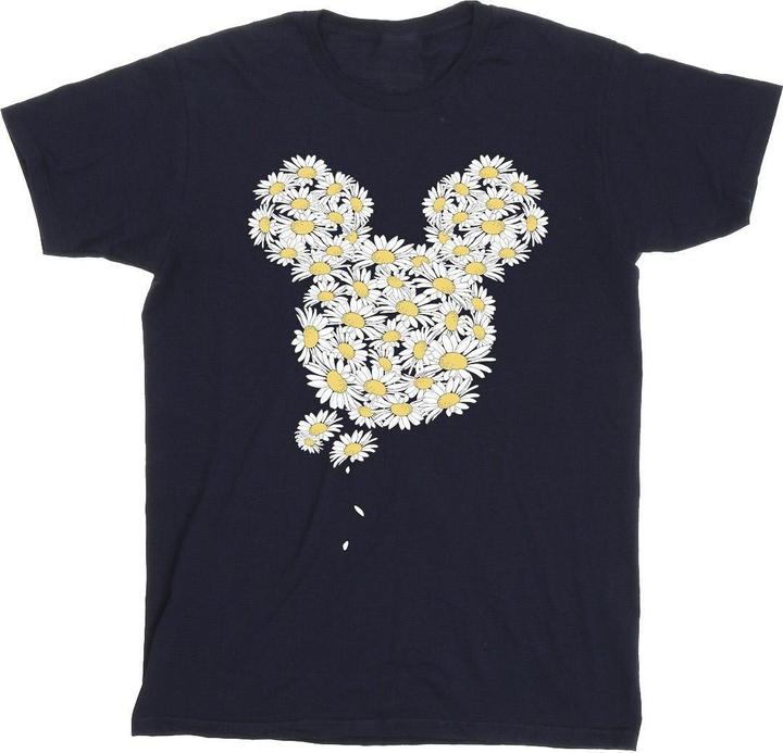 Actual product image Mickey Mouse Mens Chamomile Head Cotton T-Shirt (4XL)