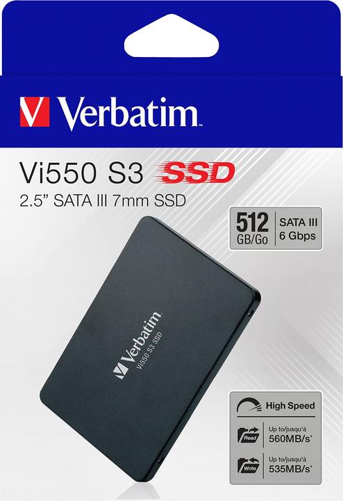 Actual product image Verbatim Vi550 S3 (512 GB, 2.5")