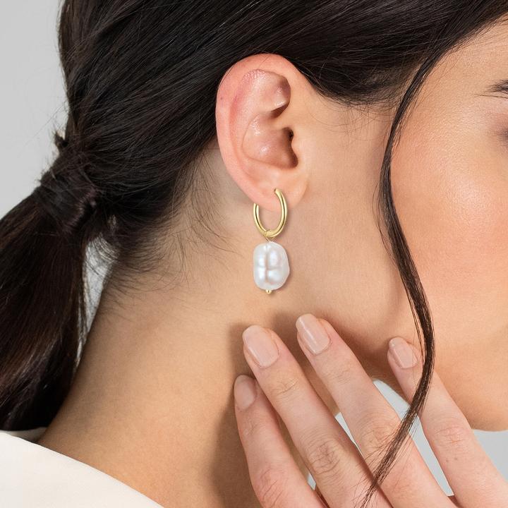 Produktbild Glanzstücke München Damen Sterling Silber Süsswasser-Zuchtperle gelbgold - 28411 (Sterling Silber)
