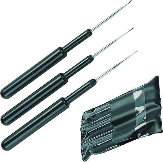 Image du produit Efalock Set de 3 aiguilles à mèches, 0.75, 1, 1.25 mm