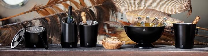 Actual product image Leopold Vienna Ice bucket 1l double wall.black matt