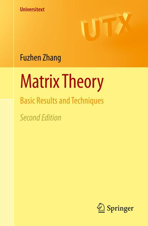 Immagine prodotto Matrix Theory (Inglese, Fuzhen Zhang, 2011)