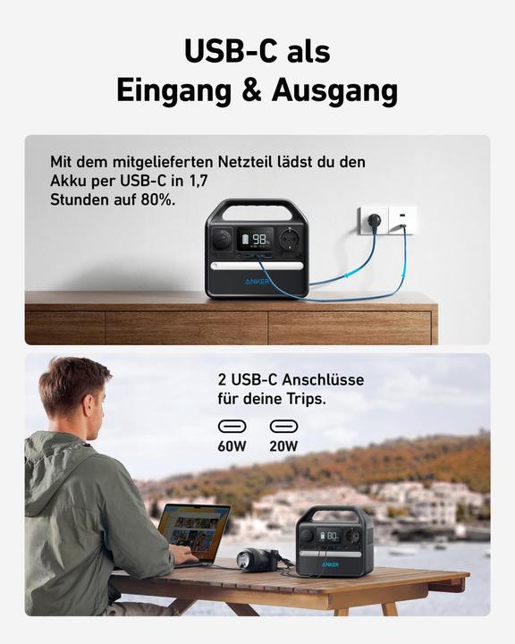 Actual product image Anker 522 (299 Wh, 3.90 kg)