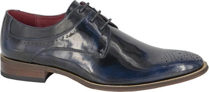 Universal Textiles Gefütterte Gibson Schuhe aus brüniertem Leder