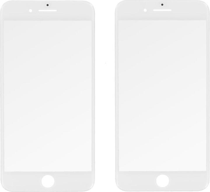 OEM Displayglas für iPhone 7 Plus weiss (Display, iPhone 7 Plus)