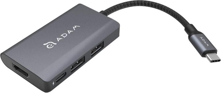 Actual product image Adam Elements CASA Hub A01m - 4 Port Hub, grey (USB-C, 4 Ports)