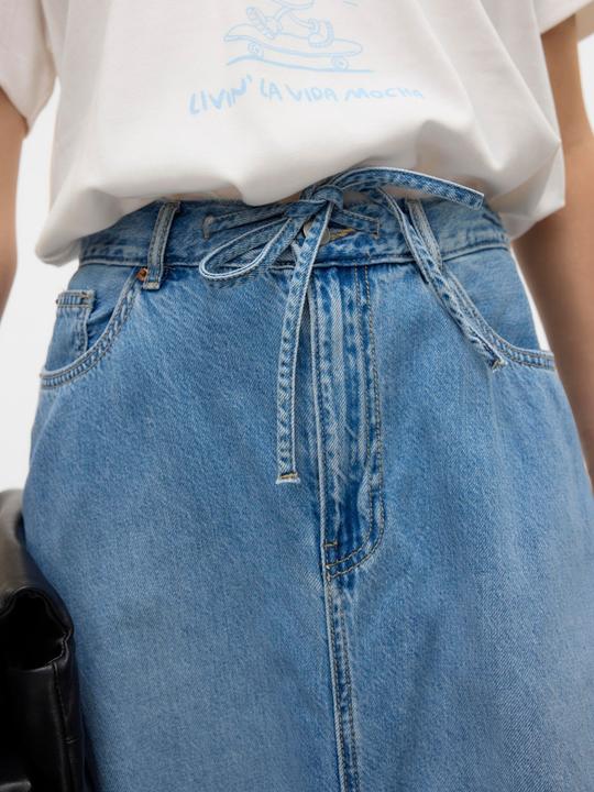 Immagine prodotto Vero Moda VMHILLA Mittlere Taille Midirock Jeansrock (XS)