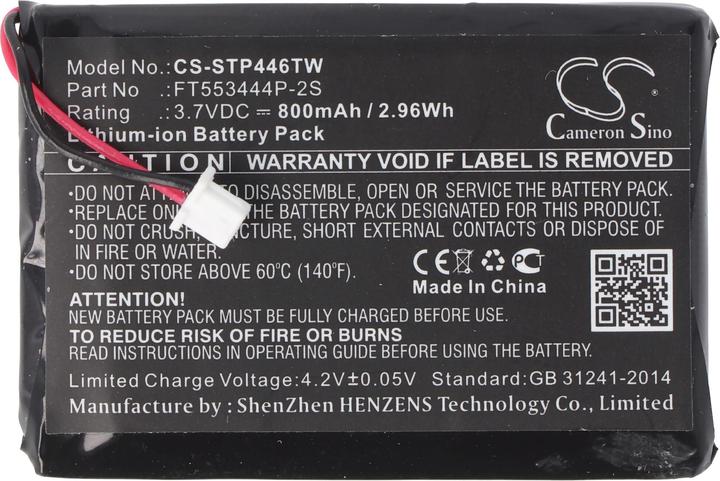 Actual product image XCell Battery suitable for the Stabo freecomm 600 Set, PMR 446, 20640, Topcom Twintalker 7100