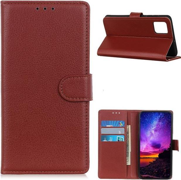 Actual product image MU Classic Litchi Leather Bookcover Series (Mi 10T, Mi 10T Pro)