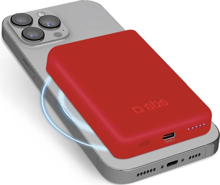 Actual product image SBS 5000 mAh wireless magnetic Power Bank (5000 mAh, 5 W)