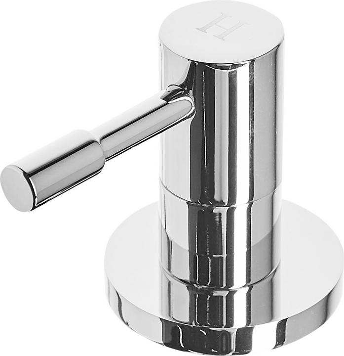 Produktbild Beliani Wasserhahn 3-Loch Waschtischarmatur Messing silber SIPI