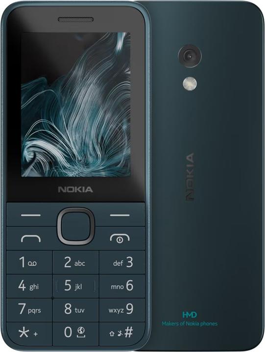 Actual product image Nokia 225 Dual Sim 2024 Dark Blue (2.40", 0.30 Mpx, 4G)
