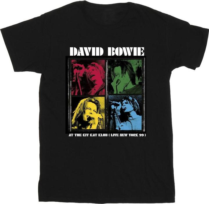 Immagine prodotto David Bowie At The Kit Kat Club Pop Art Maglietta Uomo (XXL)