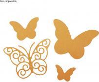 Produktbild Rayher Stanzschabl. Set: Whimsical Butterflies, 5 Stück