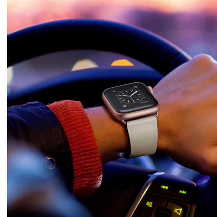 Produktbild Avizar Ersatzarmband (Leder, Apple Watch Series 7, Apple Watch Series 6, Apple Watch Series 8)