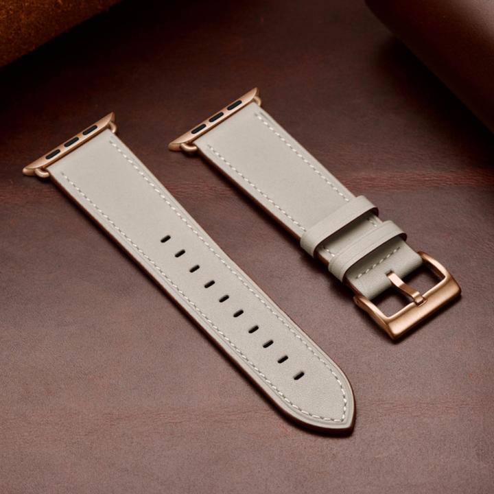 Produktbild Avizar Ersatzarmband (Leder, Apple Watch Series 7, Apple Watch Series 6, Apple Watch Series 8)