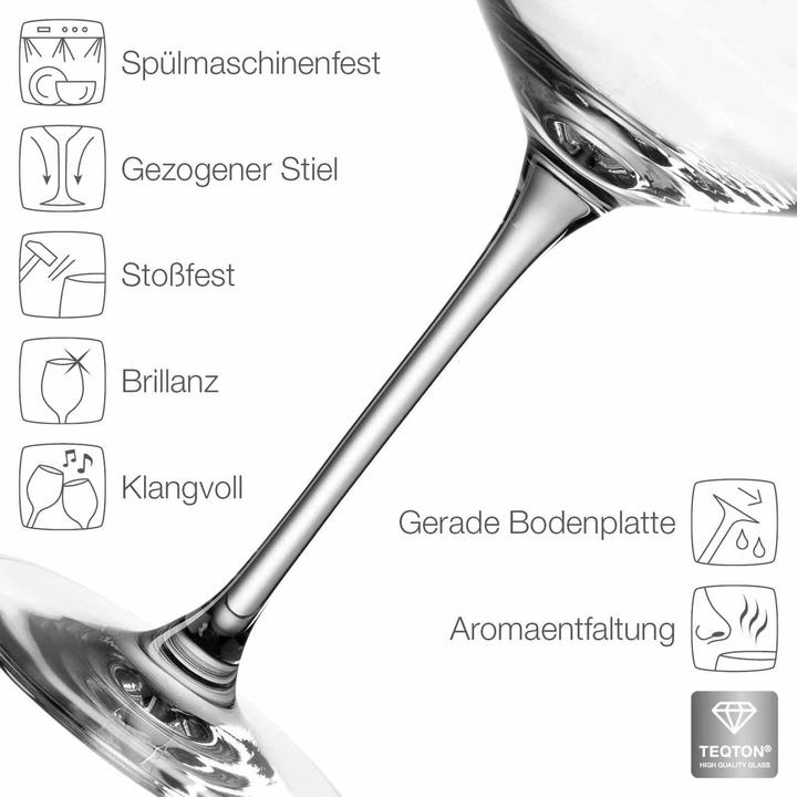 Produktbild Leonardo Sektgläser geeicht Puccini Gastro-Edition (10 cl, 6 Gläser, Sektgläser)