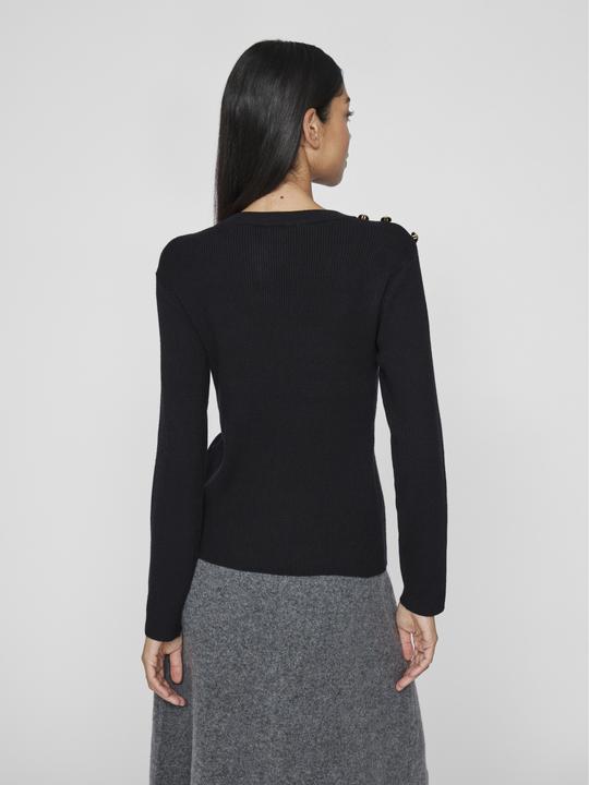 Actual product image Vila Round neck top with long sleeves (XS)