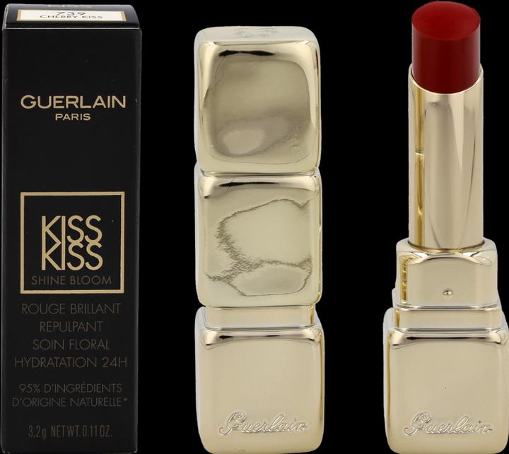 Actual product image Guerlain KissKiss Shine Bloom No 739 (739 Cherry Kiss)
