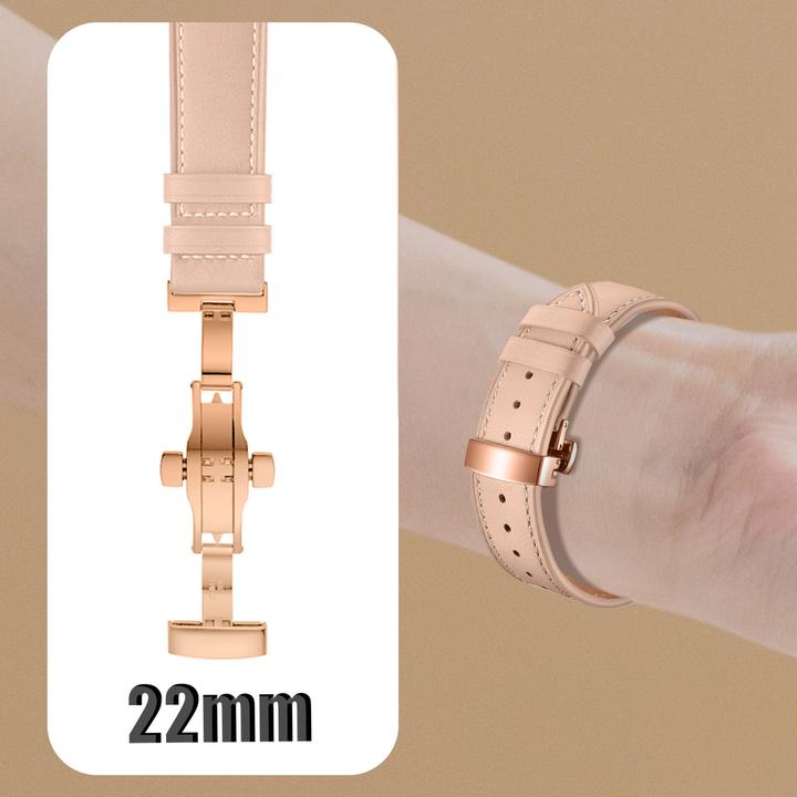 Actual product image Avizar Replacement wristband (22 mm, Leather)