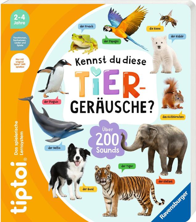 Ravensburger tiptoi Kennst du diese Tiergeräusche? (Allemand, 2025)