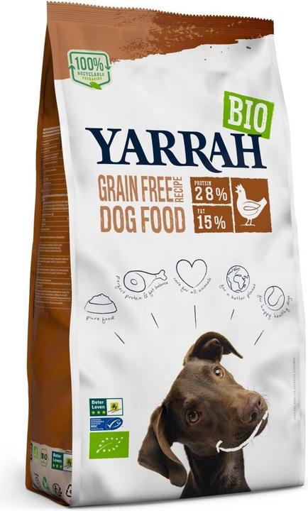 Immagine prodotto Yarrah Cibo secco per cani Pollo e Pesce Senza Grano (Adulto, 1 pz., 10000 g)