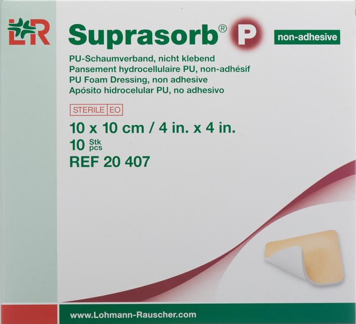 Produktbild Suprasorb Schaumverband 10x10cm n klebebend (10 x)