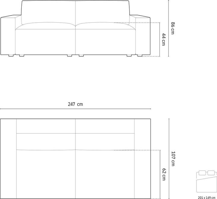 Produktbild Micadoni Jodie (2-Sitzer, 3-Sitzer, 4-Sitzer)