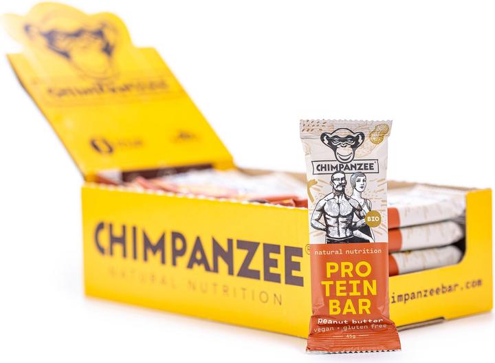 Actual product image Chimpanzee Protein Bar (Peanut Butter, 20 pcs., 900 g)