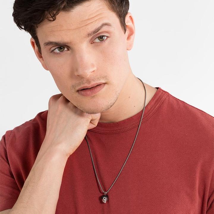 Image du produit Thomas Sabo Pendentif tête de mort pavé (Argent)