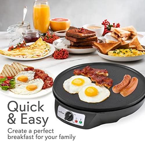 Produktbild Nutrichef PCRM12EU Elektro Griddle Crepe Maker