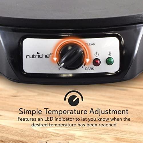 Produktbild Nutrichef PCRM12EU Elektro Griddle Crepe Maker