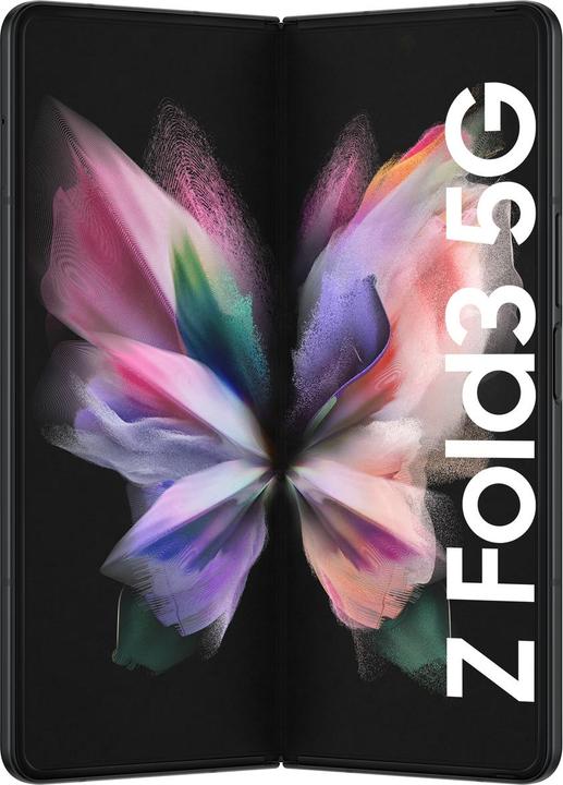 Productafbeelding Samsung Galaxy Z Fold3 5G EU (512 GB, Fantoom Zwart, 7.60", SIM + eSIM, 12 Mpx, 5G)