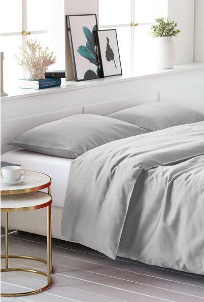 Immagine prodotto Living Home Uni satin (Set di biancheria da letto, 160 x 210 cm, 50 x 70 cm)