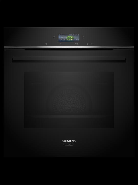 Produktbild Siemens iQ700, Einbau-Backofen, 60 x 60 cm, Schwarz, Edelstahl, HB734GBB1