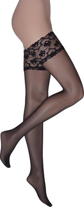 Image du produit Levee Satin Sheers 20 Bas autofixants, couleur 399 noir, taille 44-46 (20 DEN, 44 - 46)